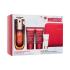 Clarins Double Serum & Super Restorative Collection Geschenkset Gesichtsserum Double Serum 50 ml + Tagescreme Super Restorative Day Cream 15 ml + Nachtcreme Super Restorative Night Cream 15 ml + Make-up-Grundierung SOS Primer 5 ml + Rote Kosmetiktasche