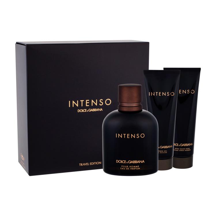 Dolce&amp;Gabbana Pour Homme Intenso Geschenkset Edp 125 ml + Aftershave Balsam 50 ml + Duschgel 50 ml