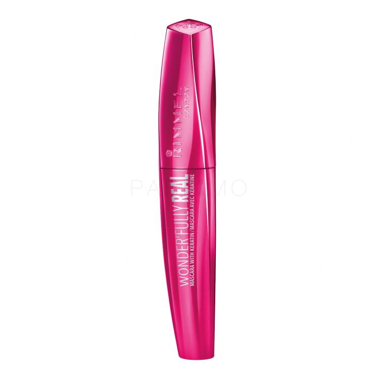 Rimmel London Wonder´Fully Real With Keratin Mascara für Frauen 11 ml Farbton  001 Black