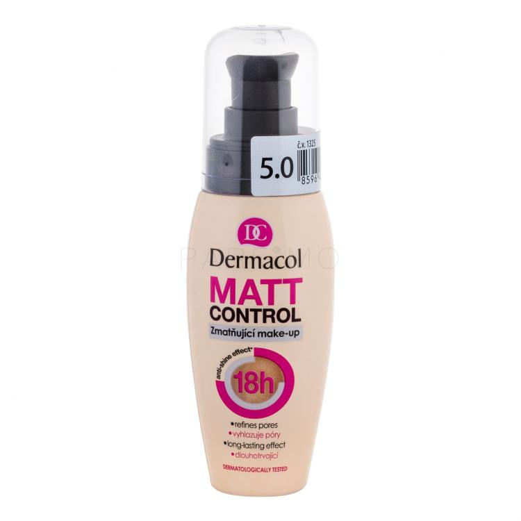 Dermacol Matt Control Foundation für Frauen 30 ml Farbton  5.0