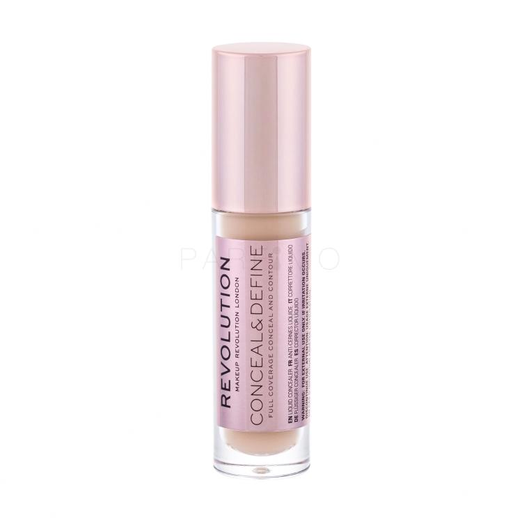 Makeup Revolution London Conceal &amp; Define Concealer für Frauen 4 g Farbton  C8