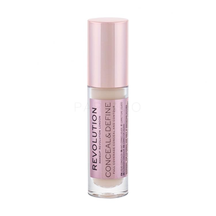 Makeup Revolution London Conceal &amp; Define Concealer für Frauen 4 g Farbton  C1