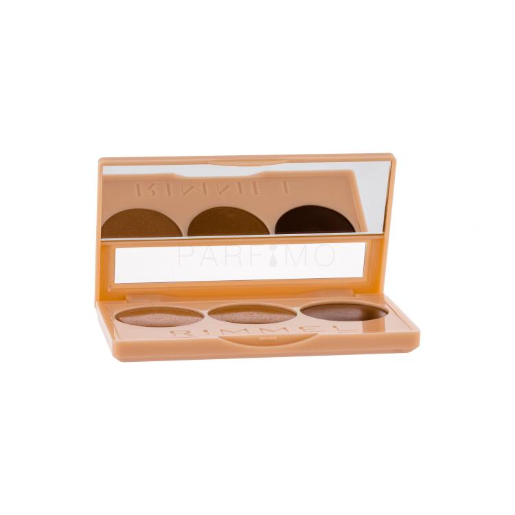 Rimmel London Insta Conceal &amp; Contour Contouring Palette für Frauen 8,4 g Farbton  030 Dark