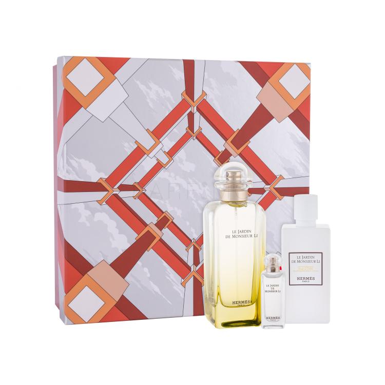 Hermes Le Jardin de Monsieur Li Geschenkset Edt 100 ml + Körperlotion 80 ml + Edt 7,5 ml