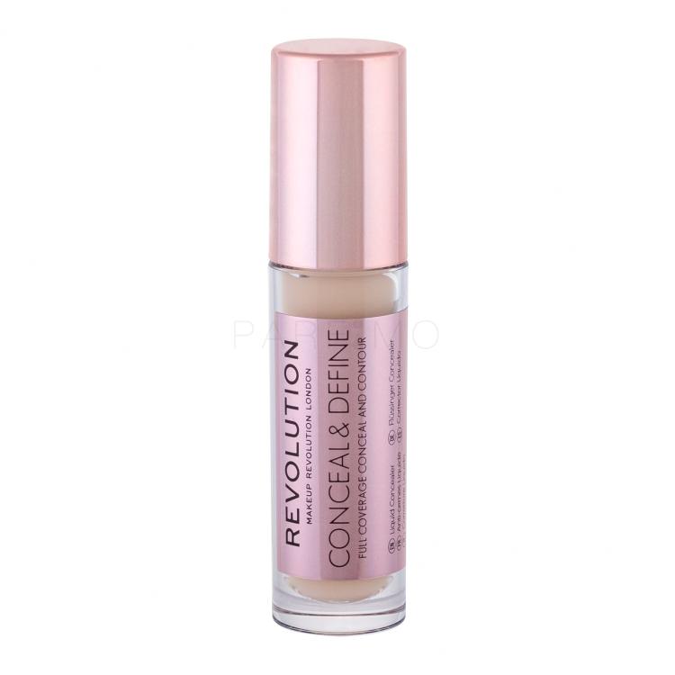 Makeup Revolution London Conceal &amp; Define Concealer für Frauen 4 g Farbton  C6.5