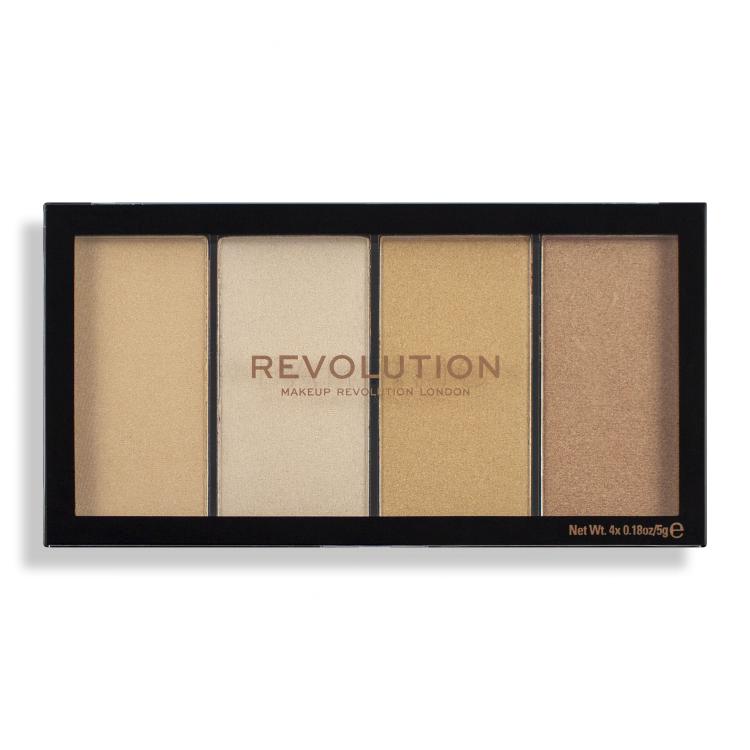 Makeup Revolution London Re-loaded Palette Highlighter für Frauen 20 g Farbton  Lustre Lights Warm