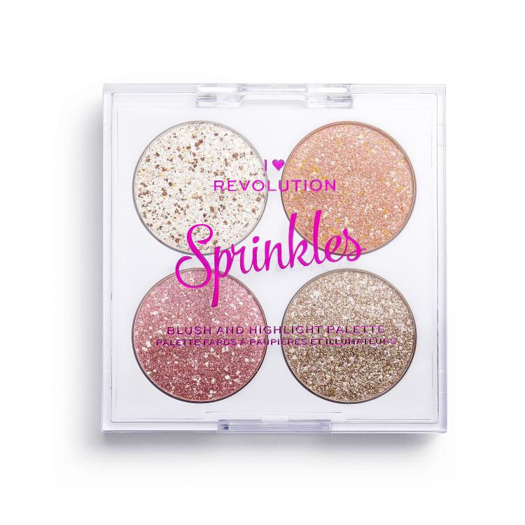 Makeup Revolution London I Heart Revolution Sprinkles Rouge für Frauen 6 g Farbton  Frosted Cupcake