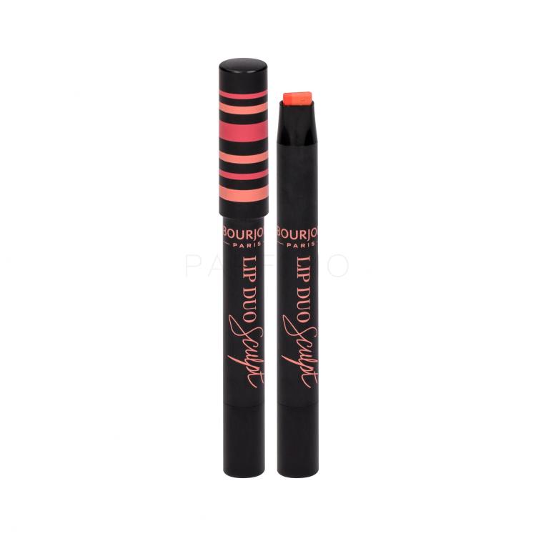 BOURJOIS Paris Lip Duo Sculpt Lippenstift für Frauen 0,5 g Farbton  02 Peach-Shake