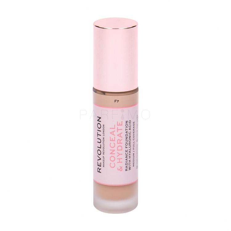 Makeup Revolution London Conceal &amp; Hydrate Foundation für Frauen 23 ml Farbton  F7