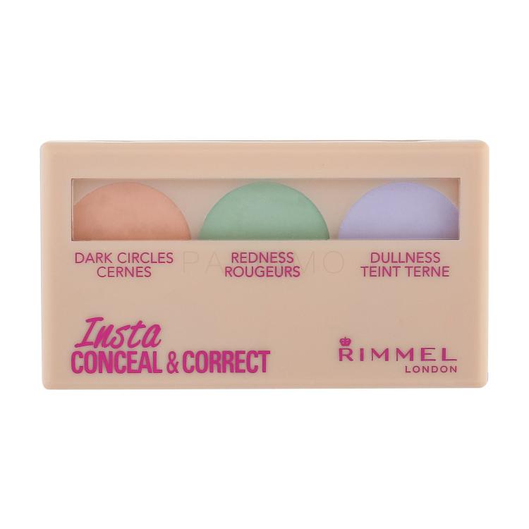 Rimmel London Insta Conceal &amp; Contour Contouring Palette für Frauen 8,4 g Farbton  001