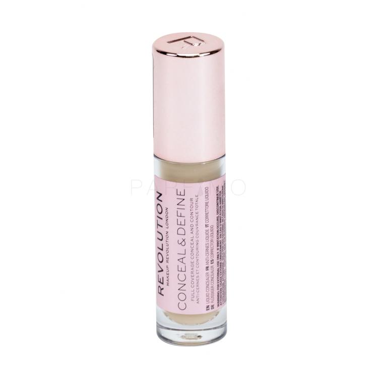 Makeup Revolution London Conceal &amp; Define Concealer für Frauen 4 g Farbton  C5.7