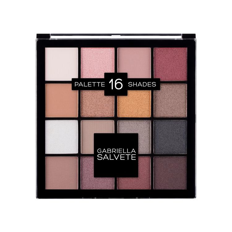 Gabriella Salvete Palette 16 Shades Lidschatten für Frauen 20,8 g Farbton  02 Pink