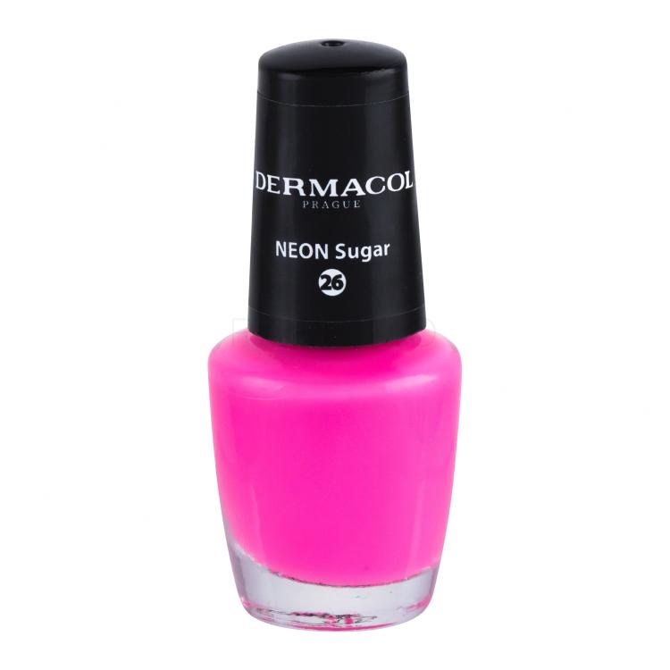 Dermacol Neon Nagellack für Frauen 5 ml Farbton  26 Neon Sugar