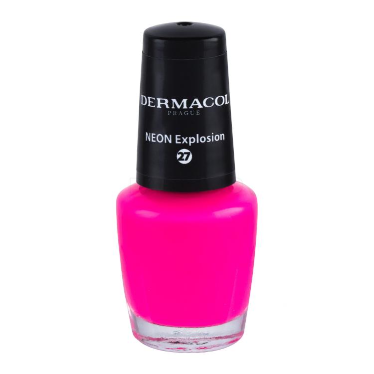 Dermacol Neon Nagellack für Frauen 5 ml Farbton  27 Neon Explosion