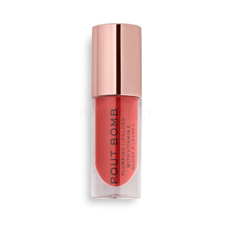 Makeup Revolution London Pout Bomb Lipgloss für Frauen 4,6 ml Farbton  Peachy