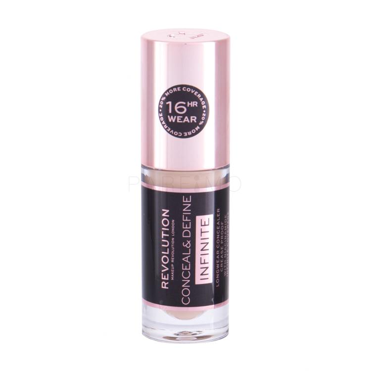 Makeup Revolution London Conceal &amp; Define Infinite Concealer für Frauen 5 ml Farbton  C3.5