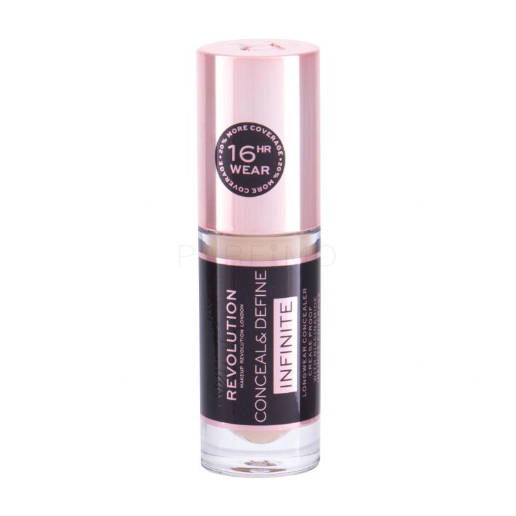 Makeup Revolution London Conceal &amp; Define Infinite Concealer für Frauen 5 ml Farbton  C5