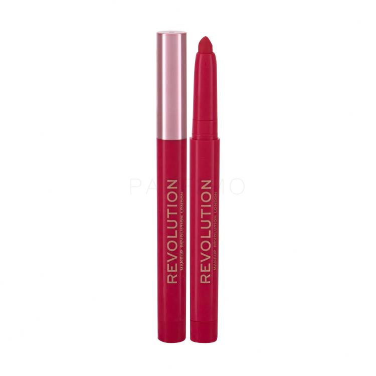 Makeup Revolution London Velvet Kiss Lip Crayon Lippenstift für Frauen 1,2 g Farbton  Decadence