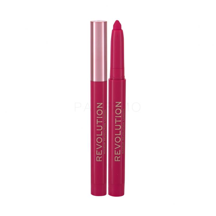 Makeup Revolution London Velvet Kiss Lip Crayon Lippenstift für Frauen 1,2 g Farbton  Cutie