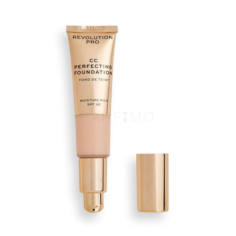 Makeup Revolution London Revolution PRO CC Perfecting SPF30 Foundation für Frauen 26 ml Farbton  F0.1