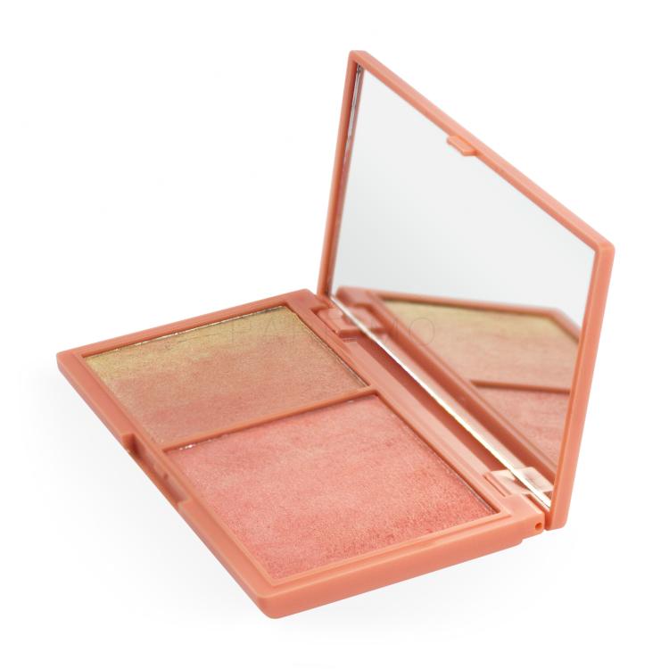 Makeup Revolution London I Heart Makeup Chocolate Duo Palette Highlighter für Frauen 11,2 g Farbton  Peach And Glow