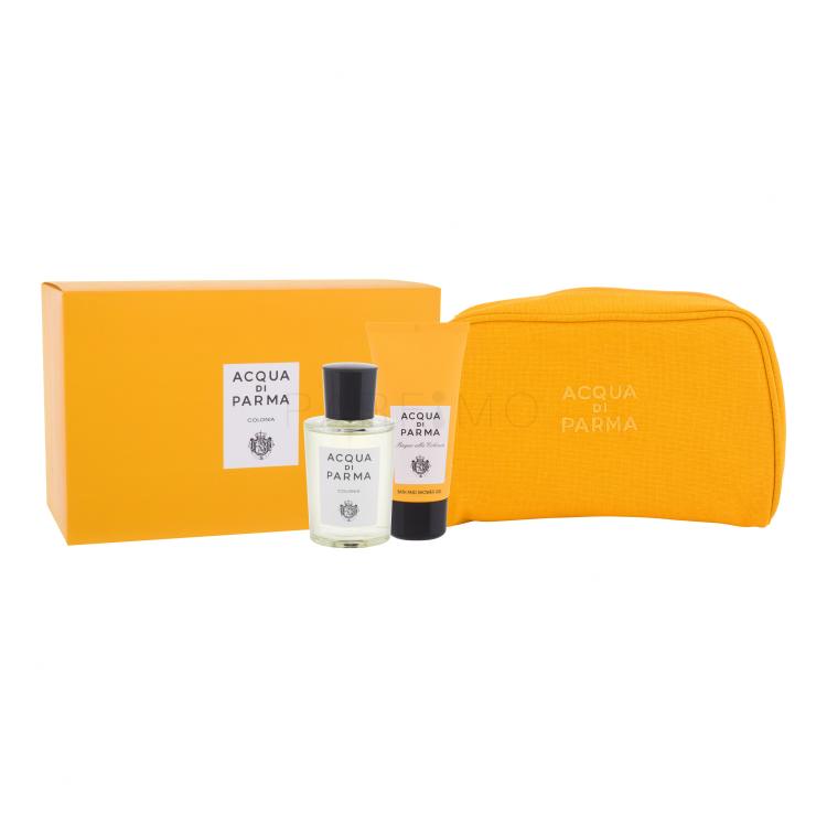 Acqua di Parma Colonia Geschenkset Eau de Cologne 100 ml + Duschgel 75 ml + Kosmetiktasche