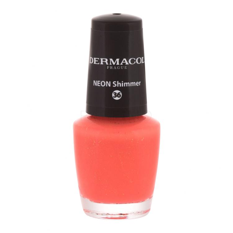 Dermacol Neon Nagellack für Frauen 5 ml Farbton  36 Neon Shimmer