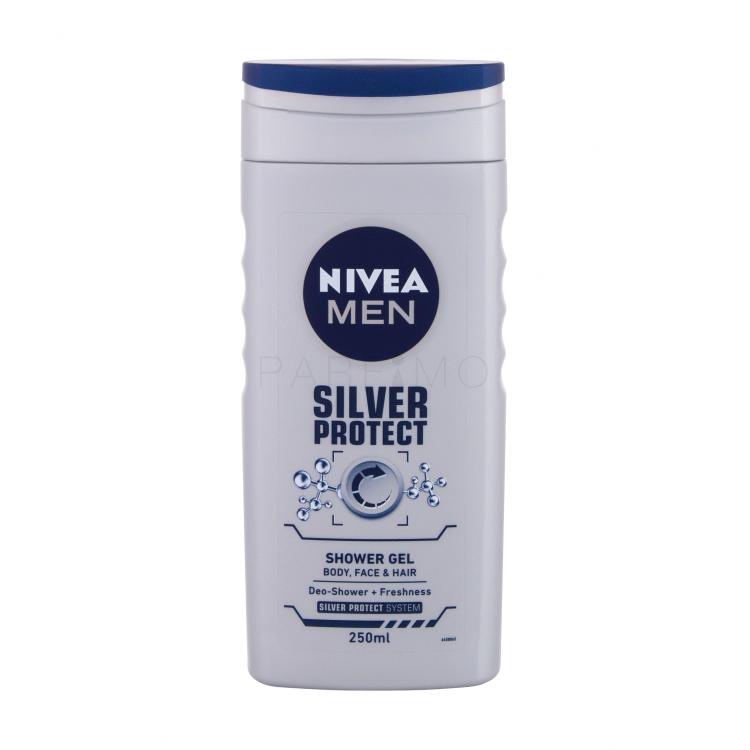 Nivea Men Silver Protect Duschgel für Herren 250 ml