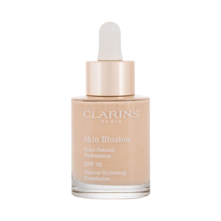 Clarins Skin Illusion Natural Hydrating SPF15 Foundation für Frauen 30 ml Farbton  100,5 Cream