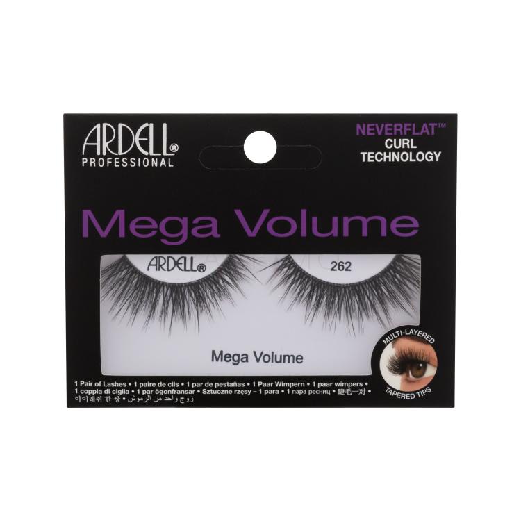 Ardell Mega Volume 262 Falsche Wimpern für Frauen 1 St. Farbton  Black