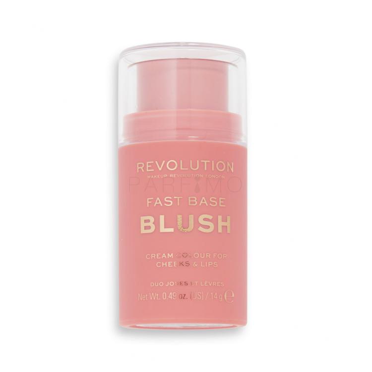 Makeup Revolution London Fast Base Blush Rouge für Frauen 14 g Farbton  Peach