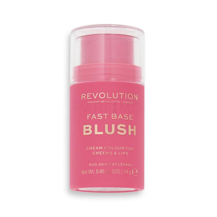 Makeup Revolution London Fast Base Blush Rouge für Frauen 14 g Farbton  Rose