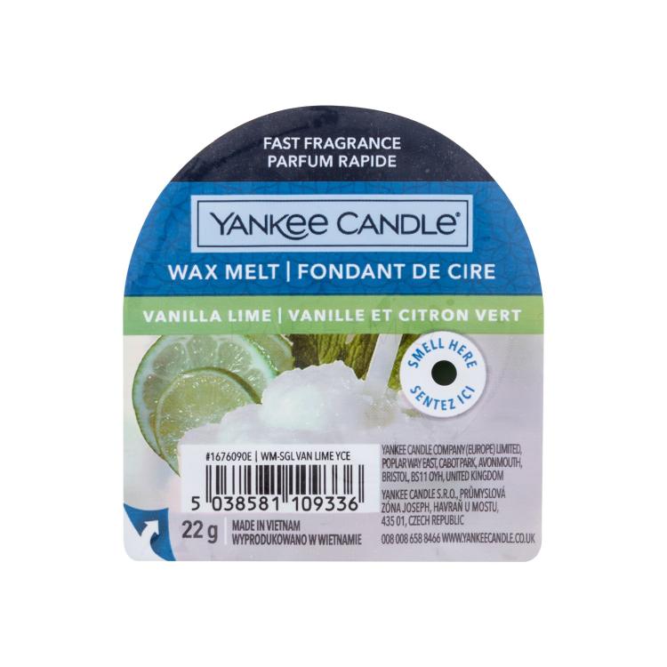 Yankee Candle Vanilla Lime Duftwachs 22 g