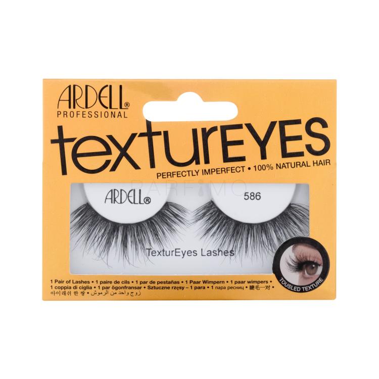 Ardell TexturEyes 586 Falsche Wimpern für Frauen 1 St. Farbton  Black