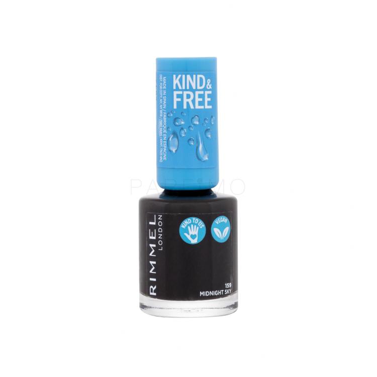 Rimmel London Kind &amp; Free Nagellack für Frauen 8 ml Farbton  159 Midnight Sky