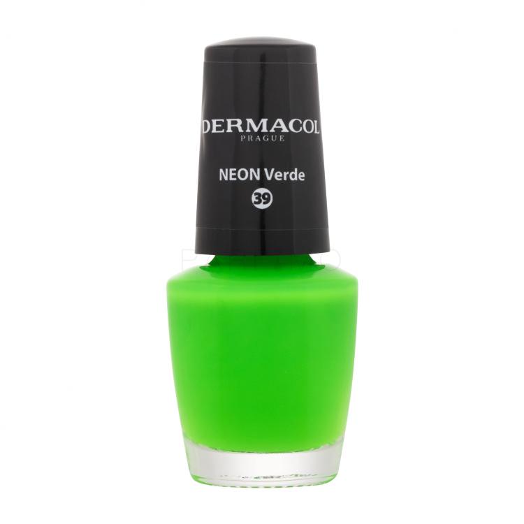 Dermacol Neon Nagellack für Frauen 5 ml Farbton  39 Neon Verde