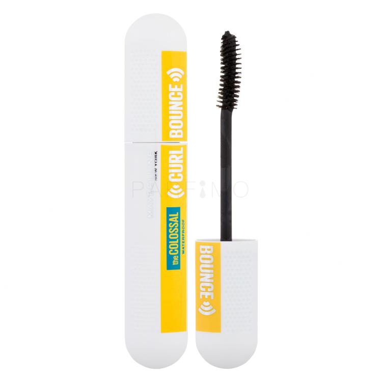 Maybelline The Colossal Curl Bounce Waterproof Mascara für Frauen 10 ml Farbton  02 Very Black