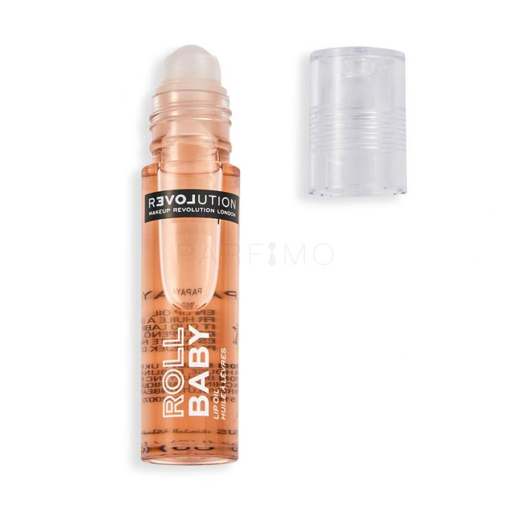 Revolution Relove Baby Roll Lip Oil Lippenöl für Frauen 5 ml Farbton  Papaya