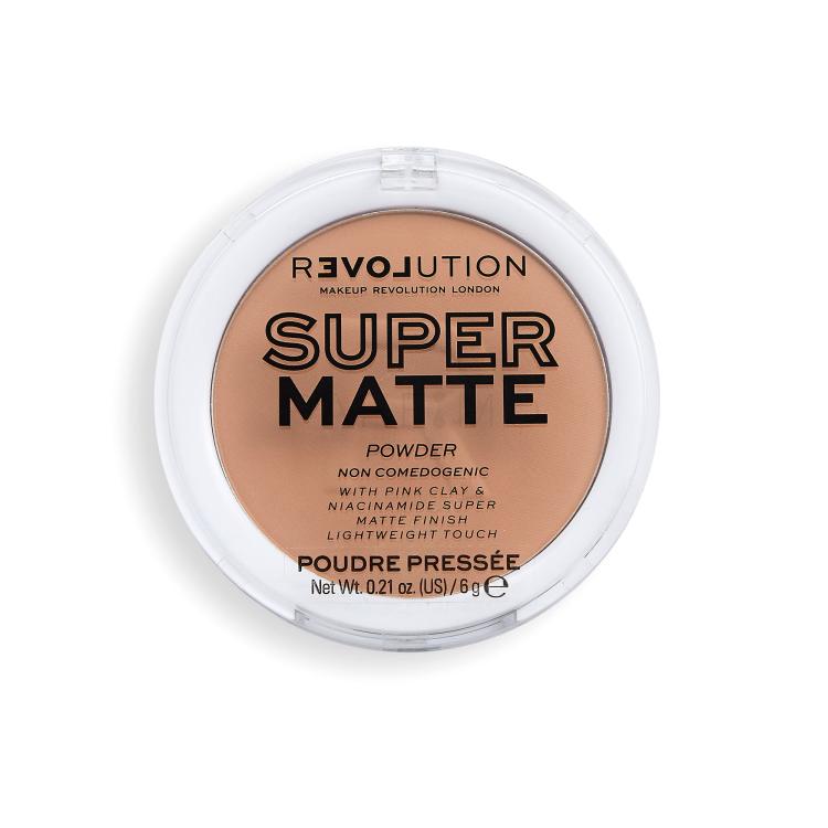 Revolution Relove Super Matte Powder Puder für Frauen 6 g Farbton  Tan