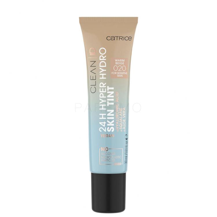 Catrice Clean ID 24H Hyper Hydro Skin Tint Foundation für Frauen 30 ml Farbton  020 Warm Beige