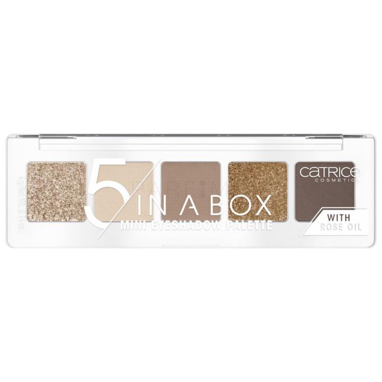 Catrice 5 In A Box Lidschatten für Frauen 4 g Farbton  010 Golden Nude Look