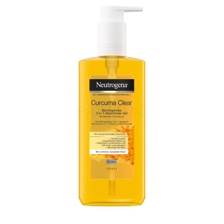 Neutrogena Curcuma Clear Micellar Gel 3-in-1 Reinigungsgel 200 ml