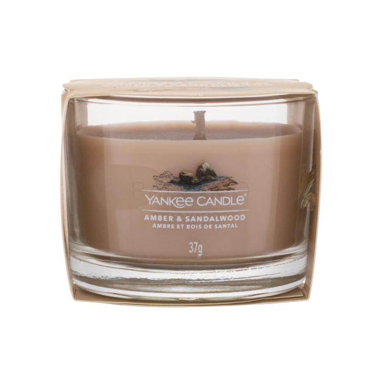 Yankee Candle Amber &amp; Sandalwood Duftkerze 37 g