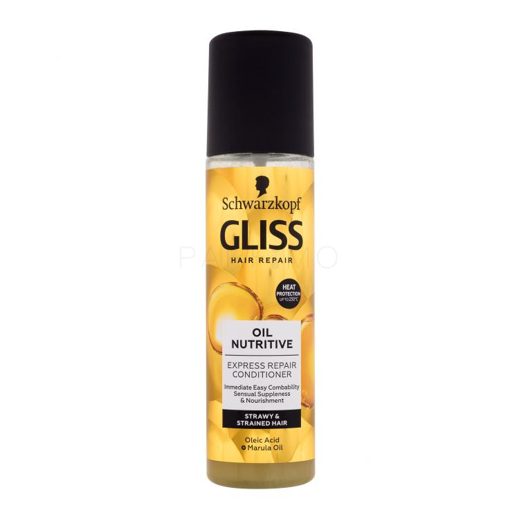 Schwarzkopf Gliss Oil Nutritive Express-Repair-Conditioner Conditioner für Frauen 200 ml