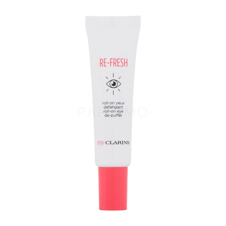 Clarins Re-Fresh Roll-On Eye De-Puffer Augengel für Frauen 15 ml