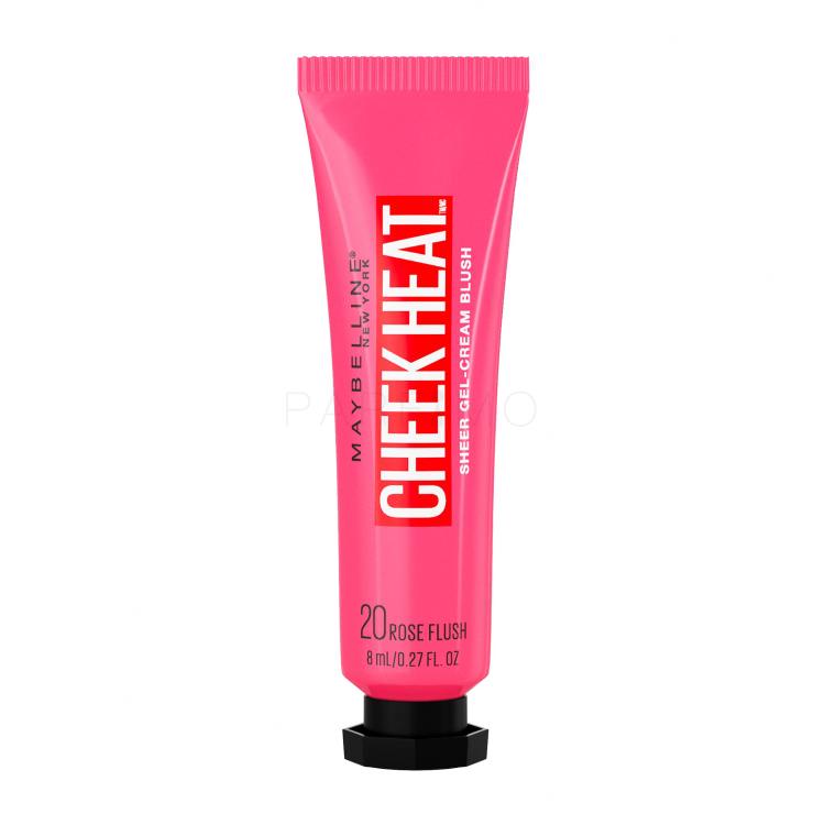 Maybelline Cheek Heat Rouge für Frauen 8 ml Farbton  20 Rose Flash