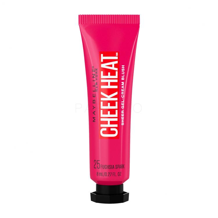 Maybelline Cheek Heat Rouge für Frauen 8 ml Farbton  25 Fuchsia Spark