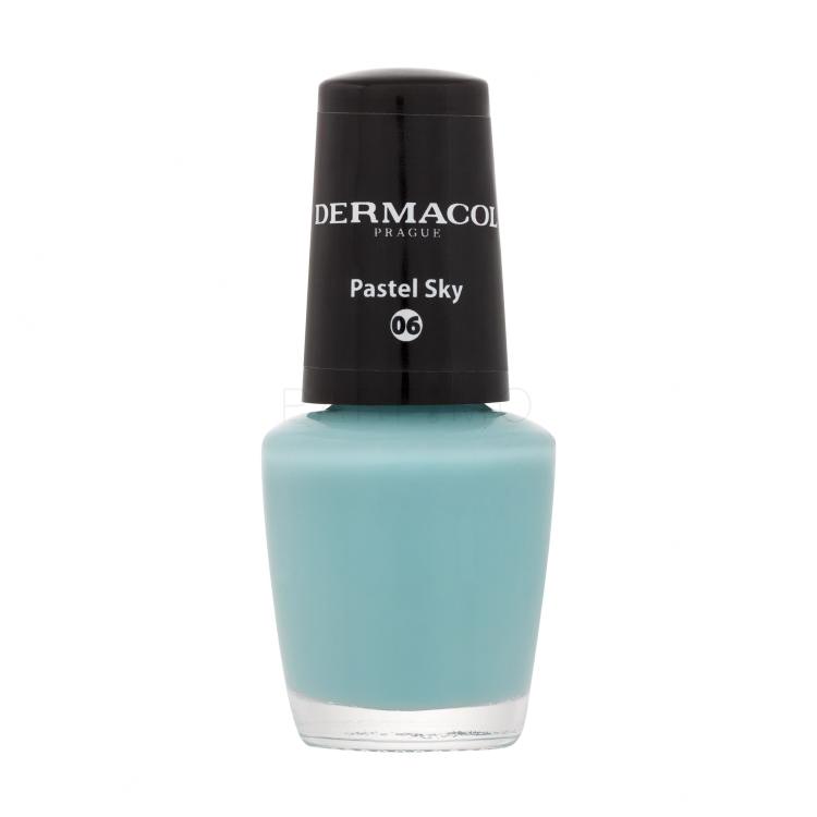 Dermacol Mini Pastel Nagellack für Frauen 5 ml Farbton  06 Pastel Sky