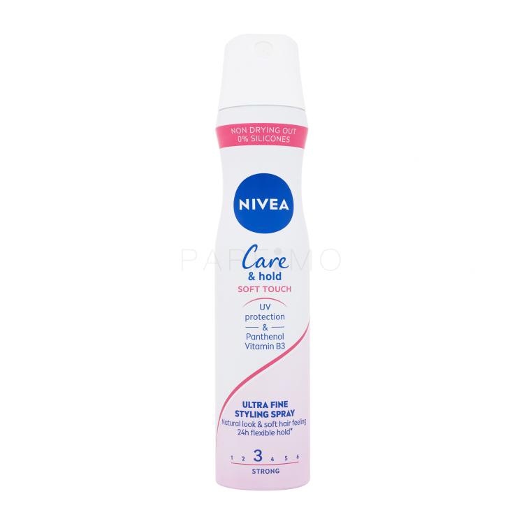 Nivea Care &amp; Hold Soft Touch Ultra Fine Styling Spray Haarspray für Frauen 250 ml