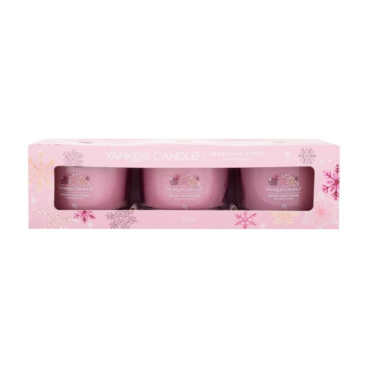 Yankee Candle Snowflake Kisses Geschenkset Duftkerze 3 x 37 g